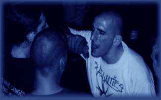 Hardcore punk fans 